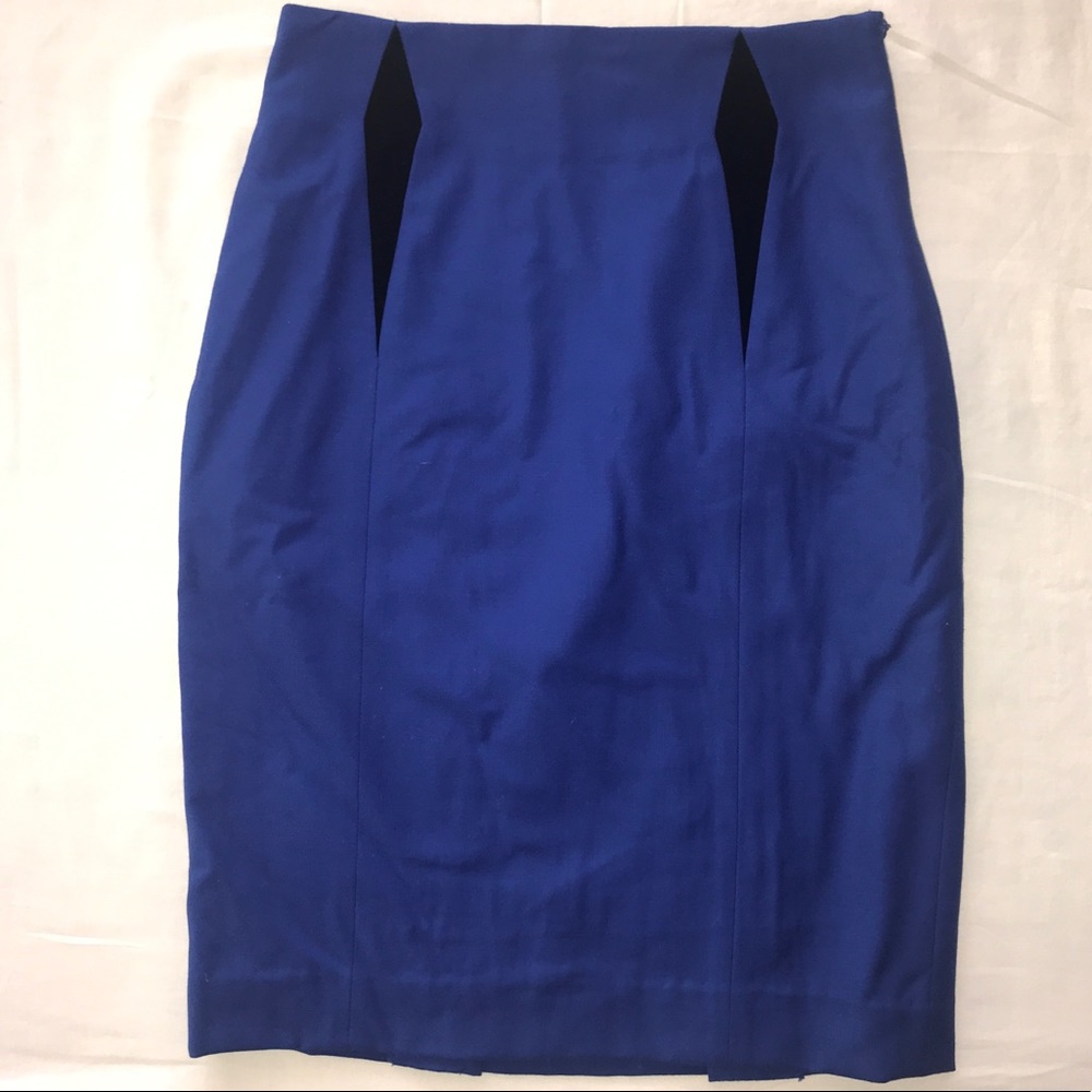 NWT Vintage Escada Royal Blue Skirt